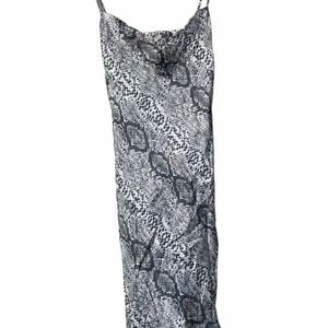 Designer Slinky Satin Dress